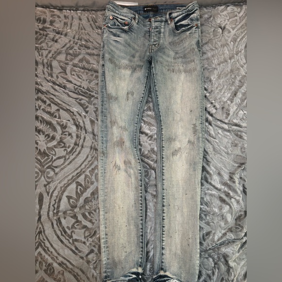 menLight Blue purple Jeans